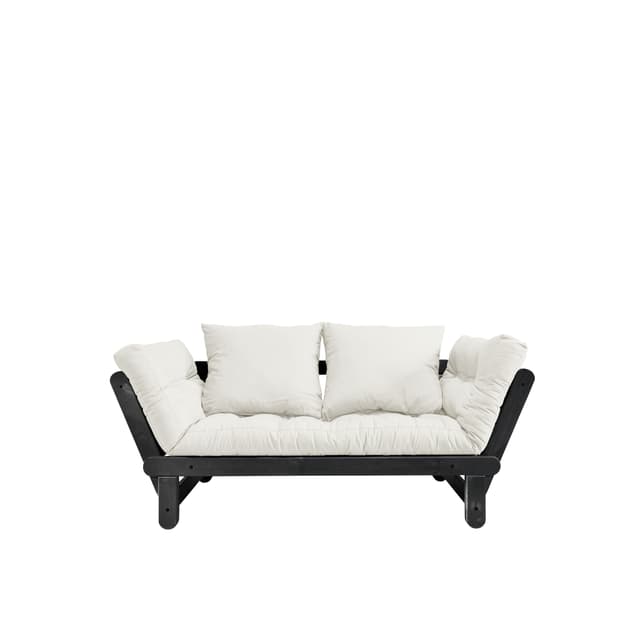 Beat Bäddsoffa Svart/Natural 200cm