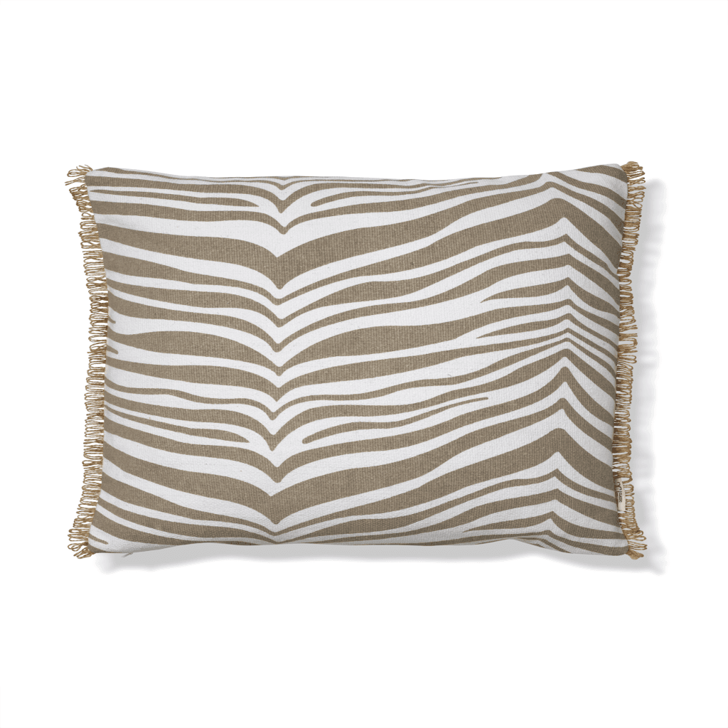 Zebra Prydnadskudde Simply Taupe 40x60