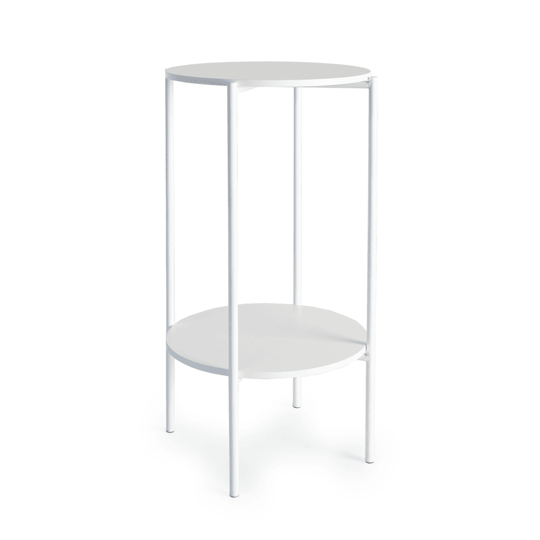 Elma Sidobord Vit Ø42