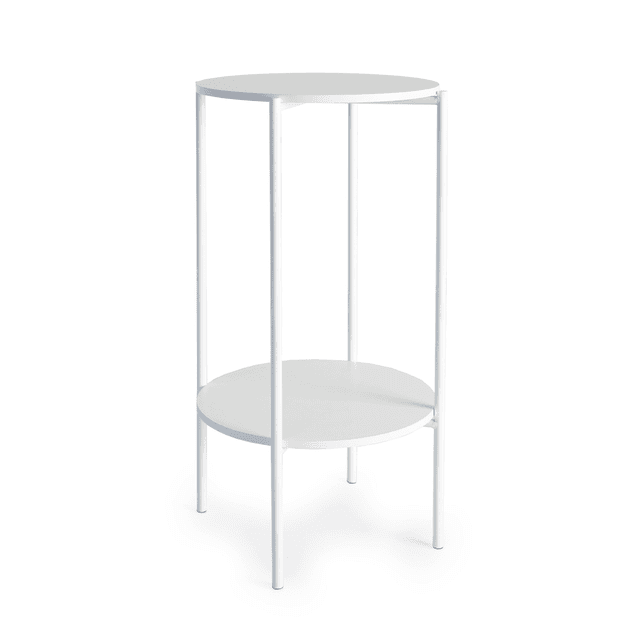 Elma Sidobord Vit Ø42