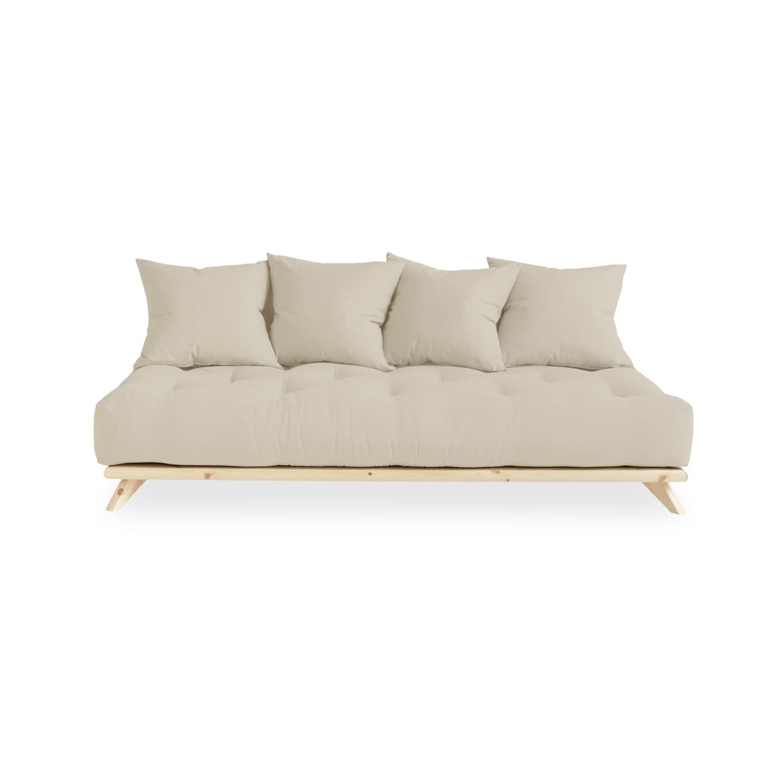 Senza Bäddsoffa Natur/Beige 200cm