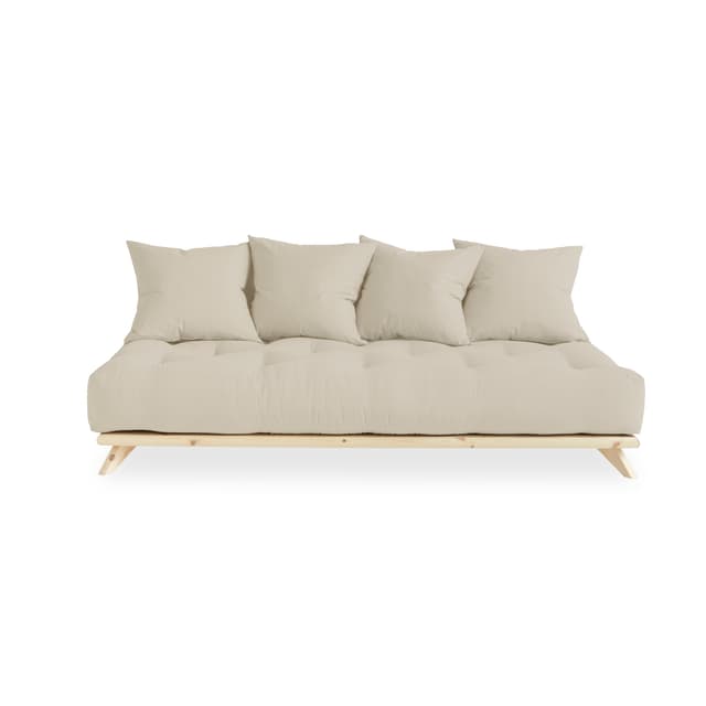 Senza Bäddsoffa Natur/Beige 200cm