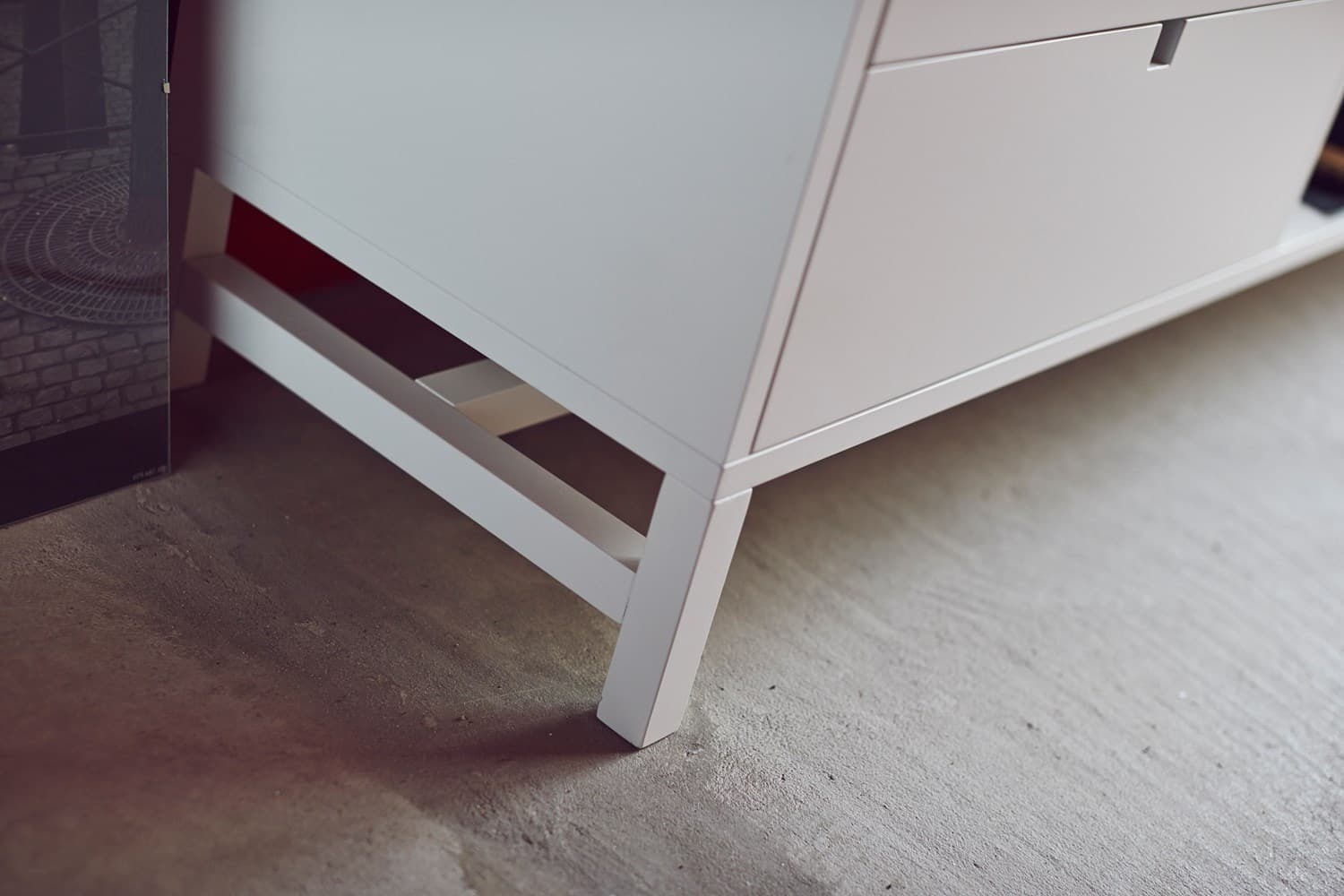 Falsterbo Vitrinskåp Vit 127cm