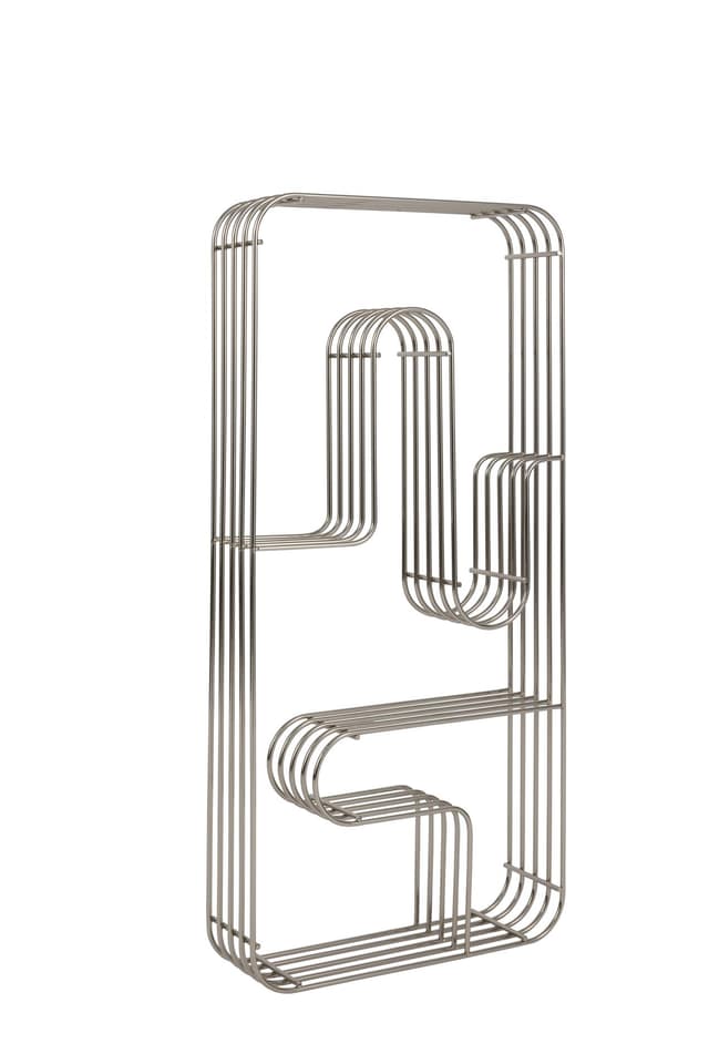 Curva Display Rectangular Vägghylla Silver