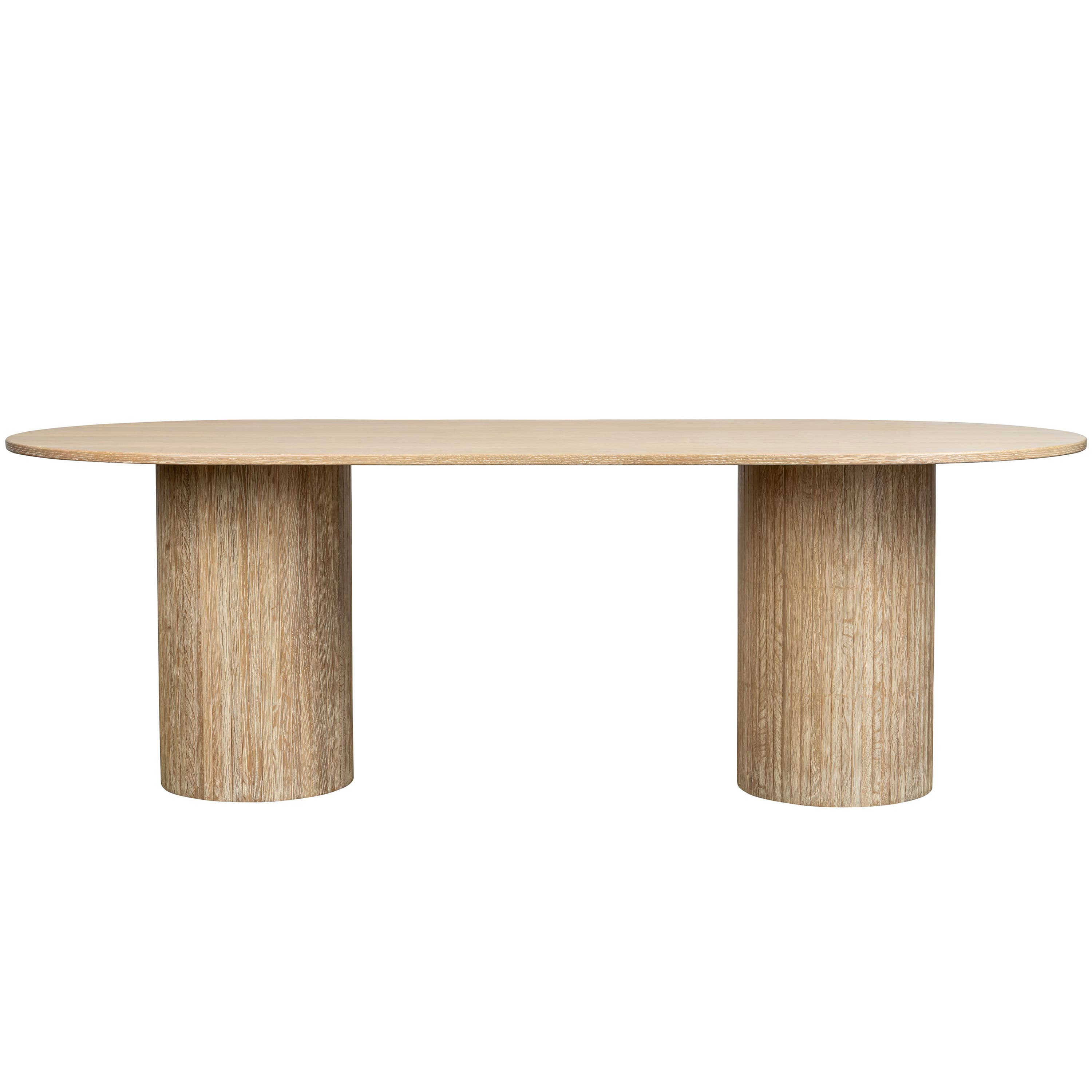 Adele Matbord Vitpigmenterad Ek 220cm