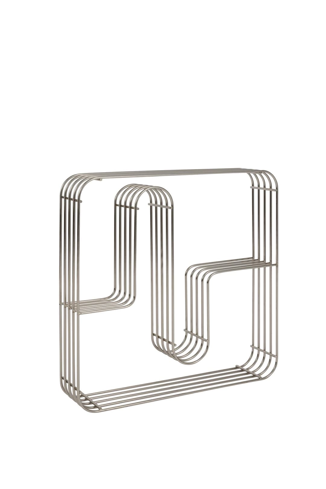 Curva Display Square Vägghylla Silver