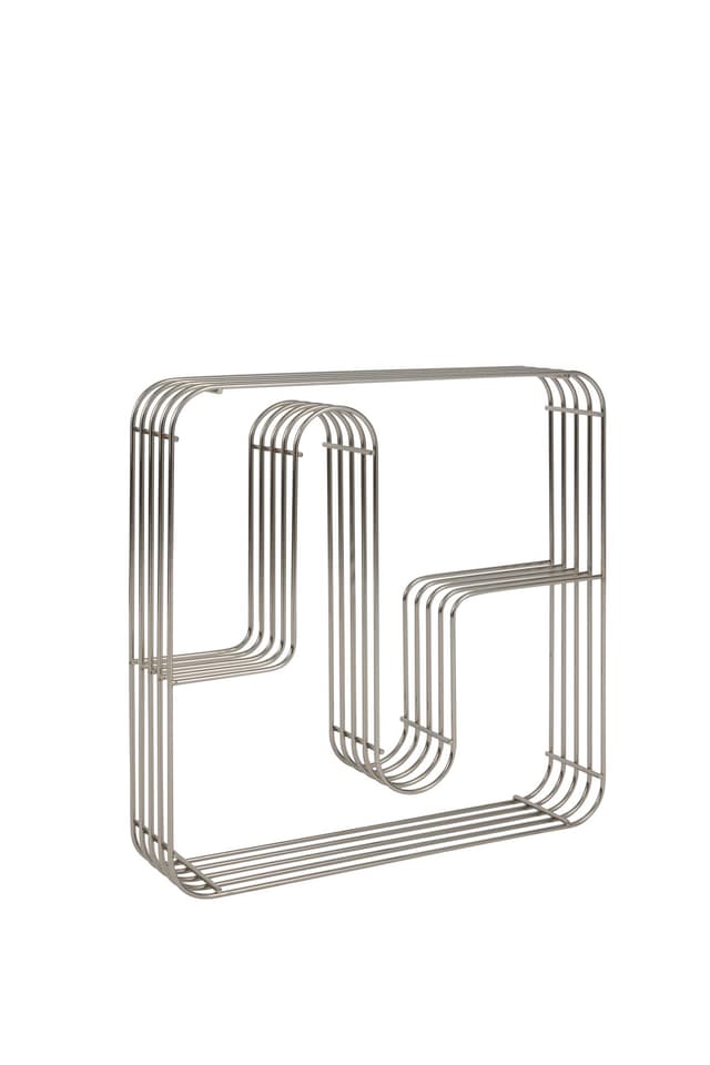 Curva Display Square Vägghylla Silver