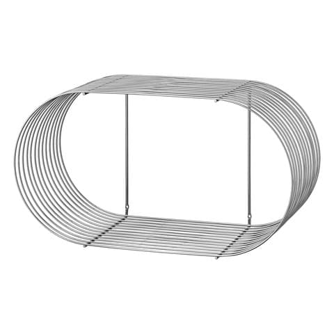Curva Vägghylla Silver 61cm