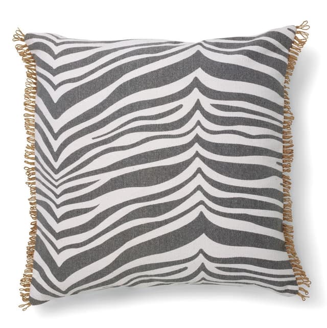 Zebra Prydnadskudde Titanium 50x50