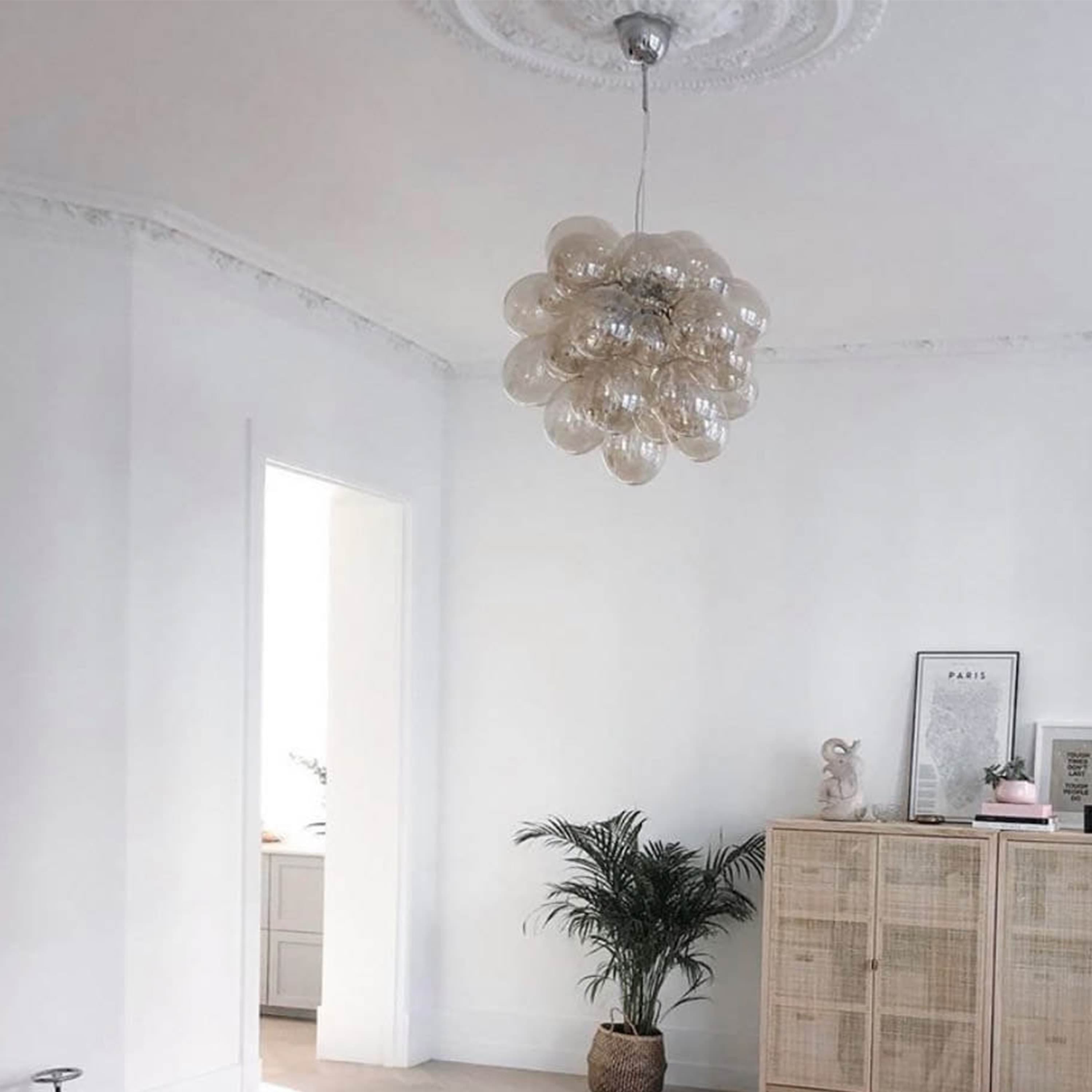 Gross Grande Taklampa Amber