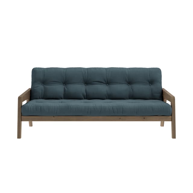 Grab Bäddsoffa Brun/Petrol Blue 204cm