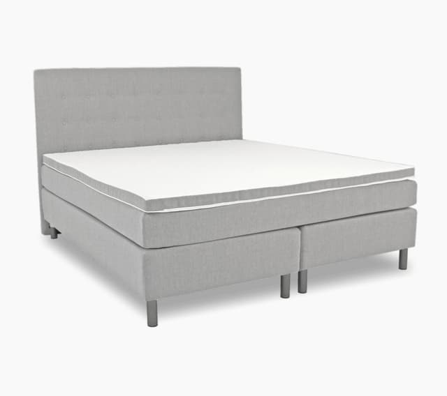 Elegance Kontinentalsäng Grå 160cm