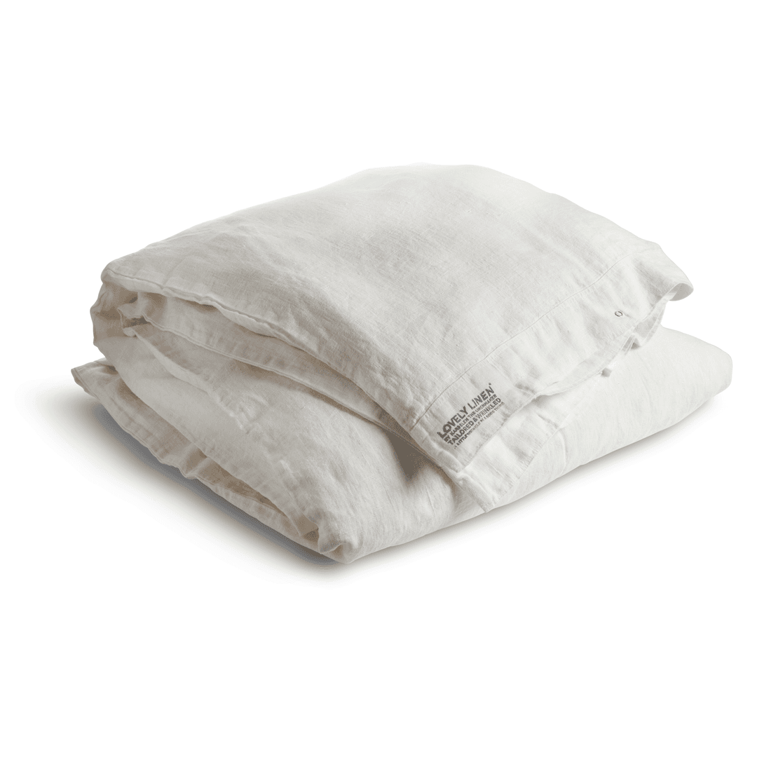 Påslakan Linne Off White Enkel