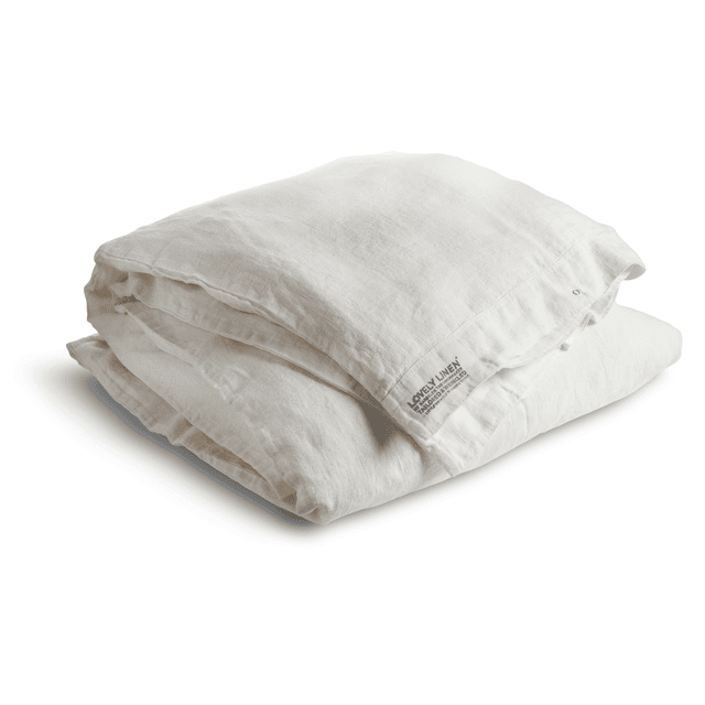 Påslakan Linne Off White Enkel