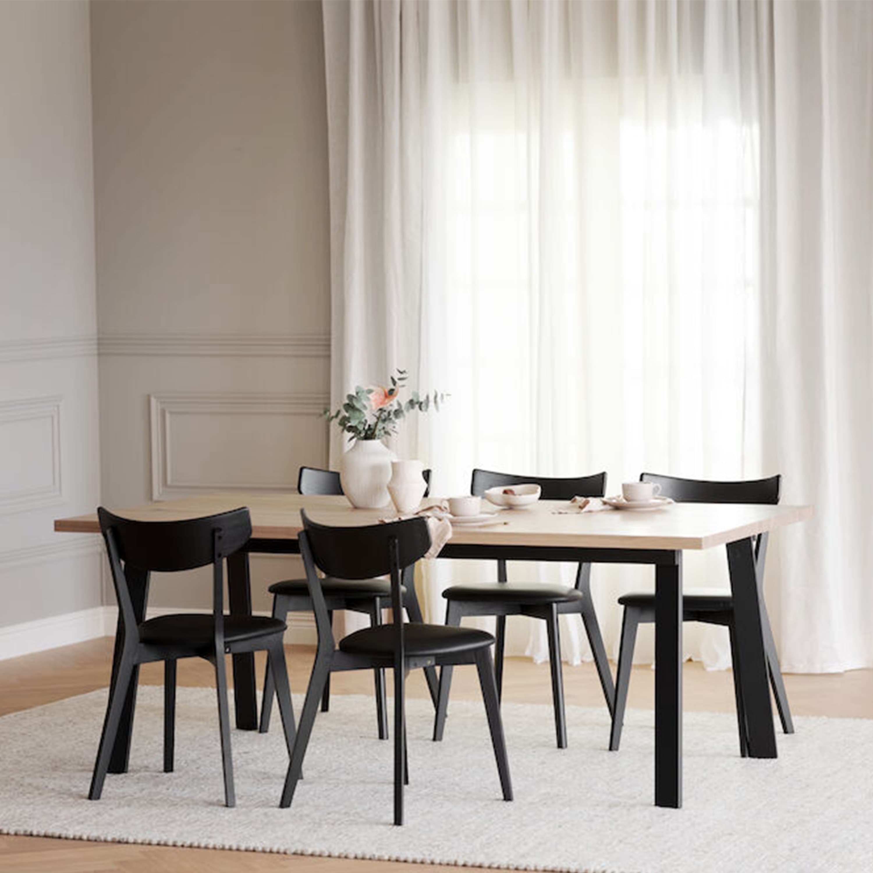 Winnipeg Matbord Vitpigmenterad Ek 200cm