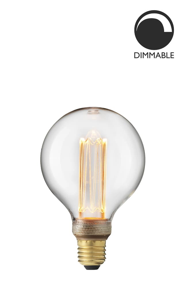 Laser LED Filament Ljuskälla E27 3.5W (=25W) 95mm Dimbar