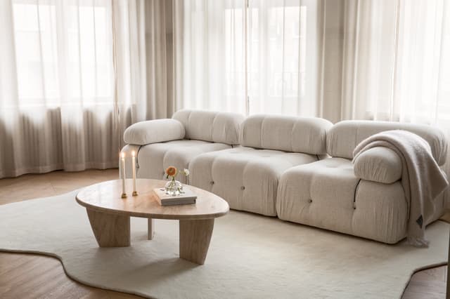 Blanca 3-sits Soffa Cream