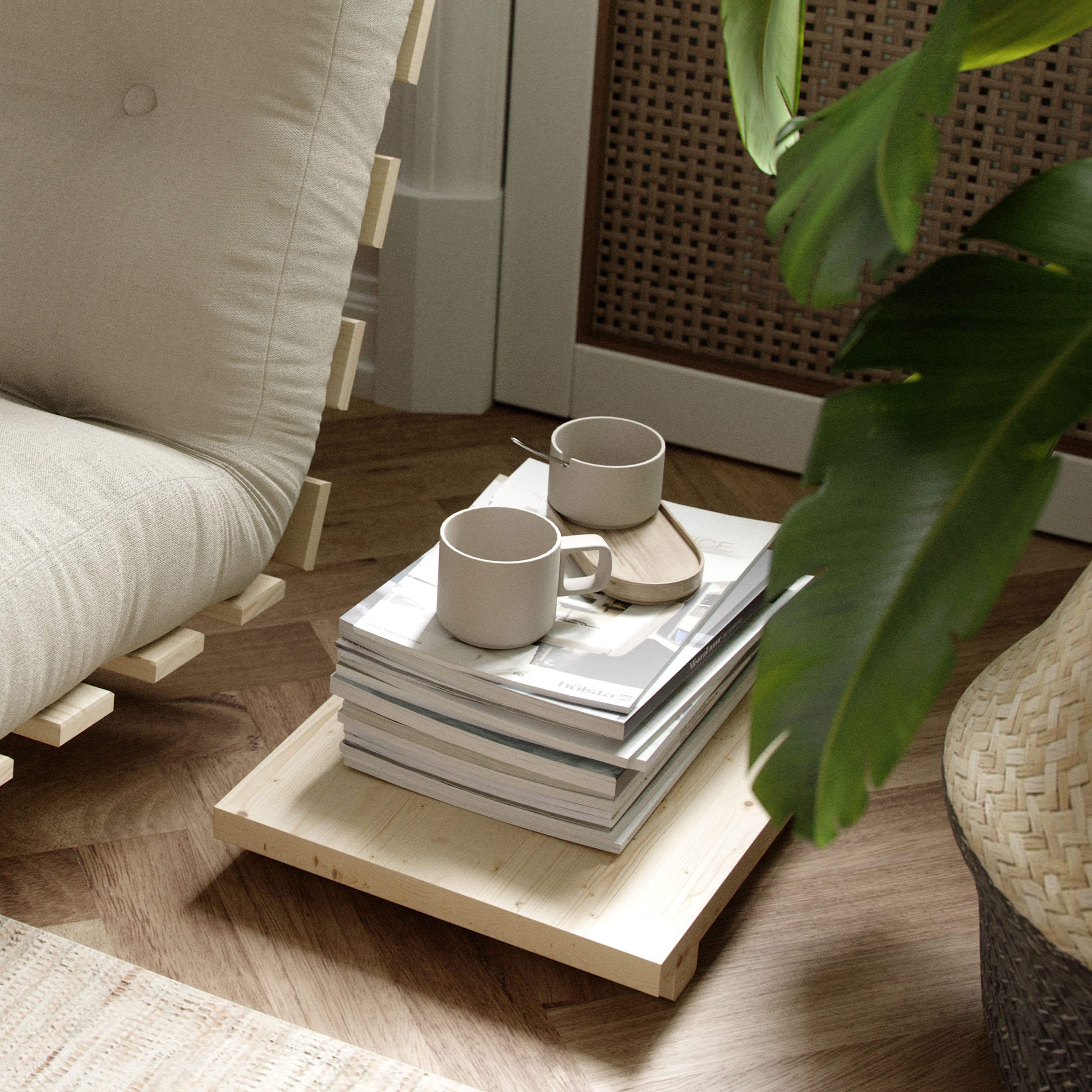 Dock Sängbord Natur 34x45 2-pack