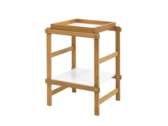 Frame Sängbord Small Oak/White