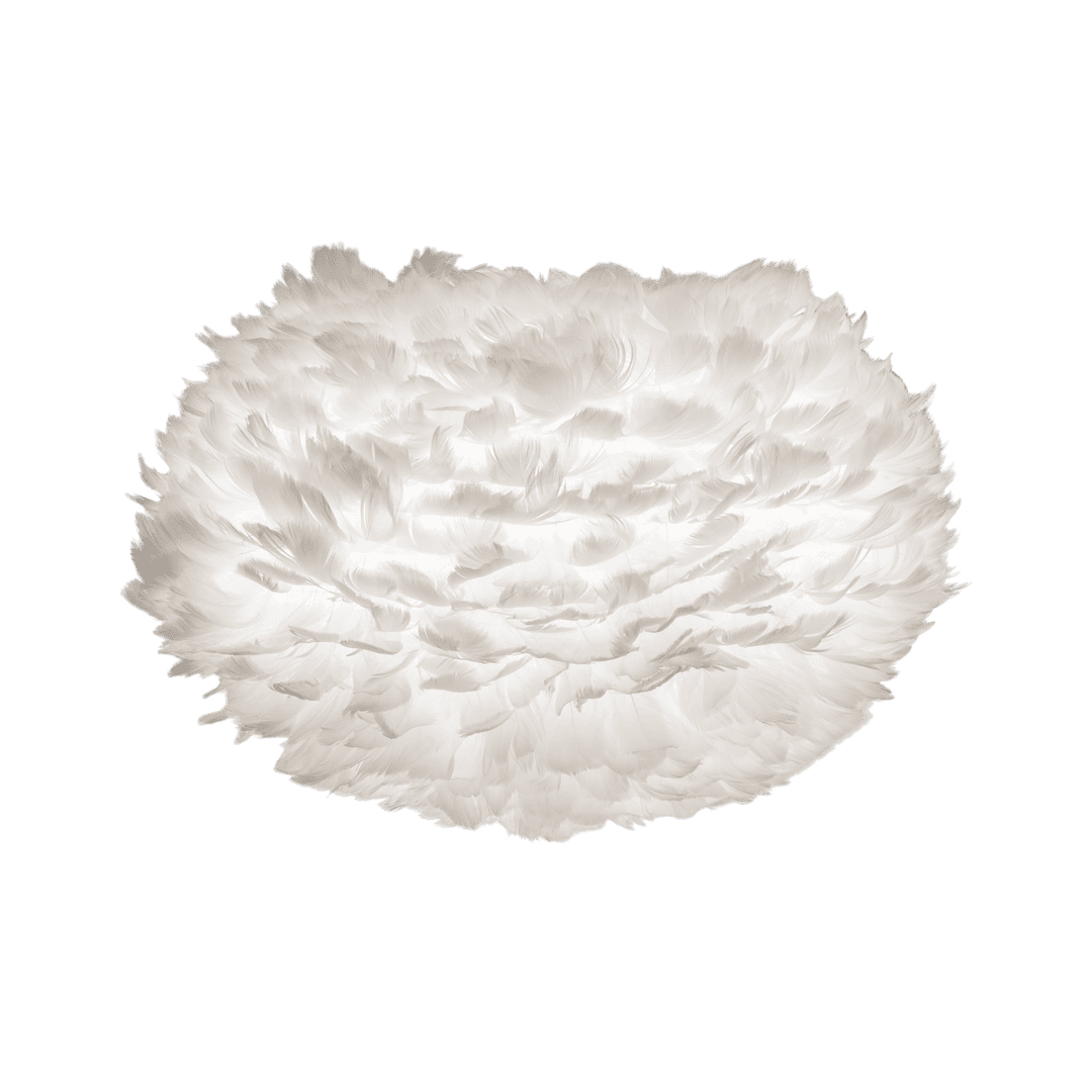 Eos Fjäderlampa Vit Medium