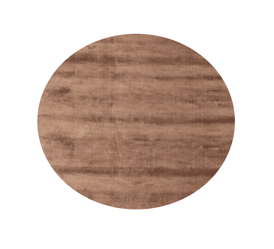 Lucens Rund Viskosmatta Amber Ø200