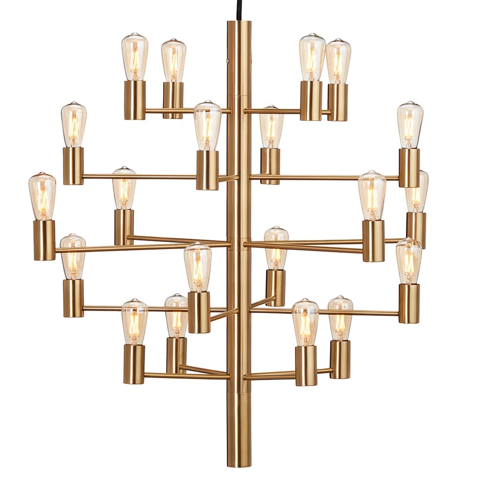 Manola 20 LED Taklampa Mässing Satin Brass