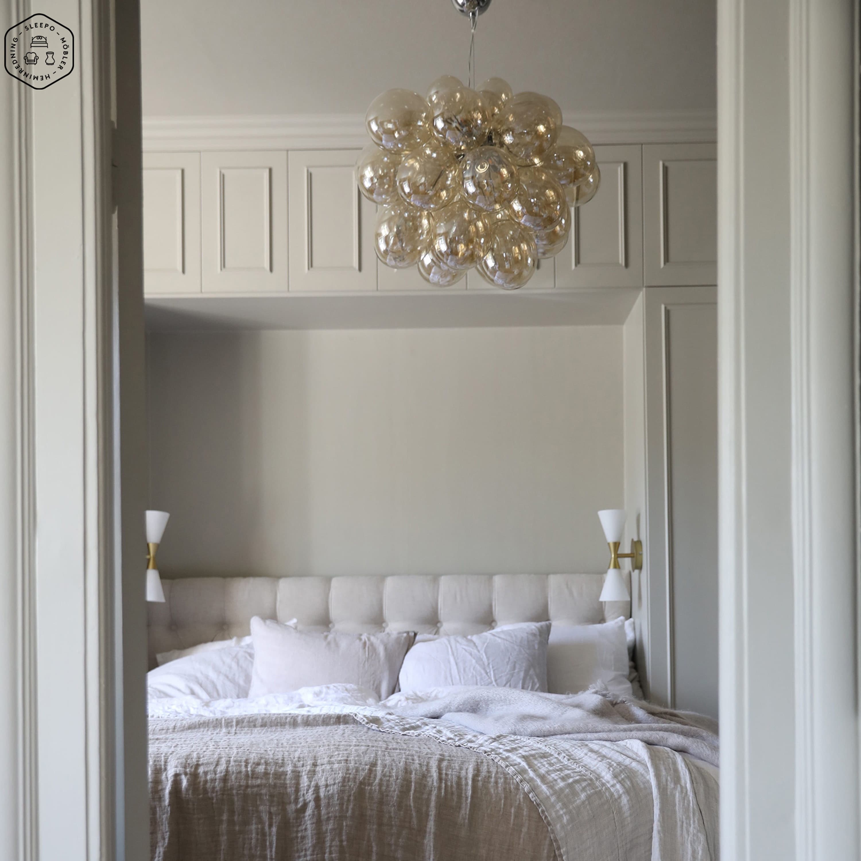 Gross Grande Taklampa Amber