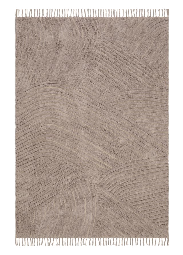 Chelsie Abstrakt Bomullsmatta Linne 240x340