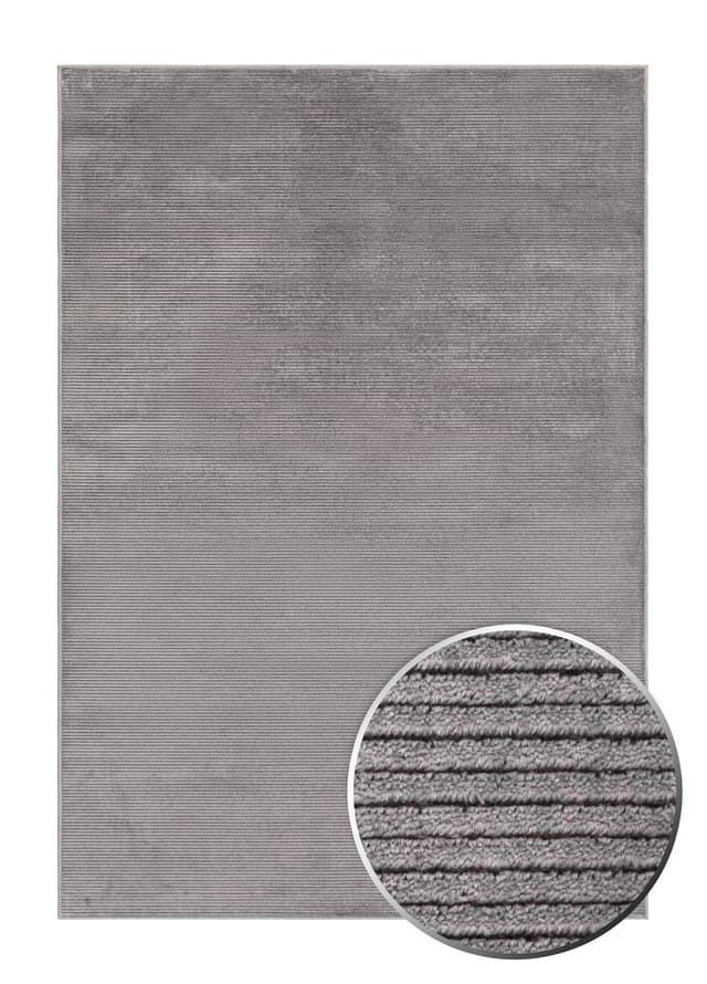 Arnold Plain Viskosmatta Grå 160x230