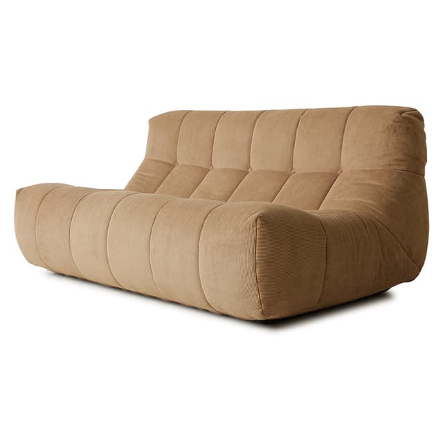 Lazy Lounge 2-sits Soffa Corduroy Rib Brown