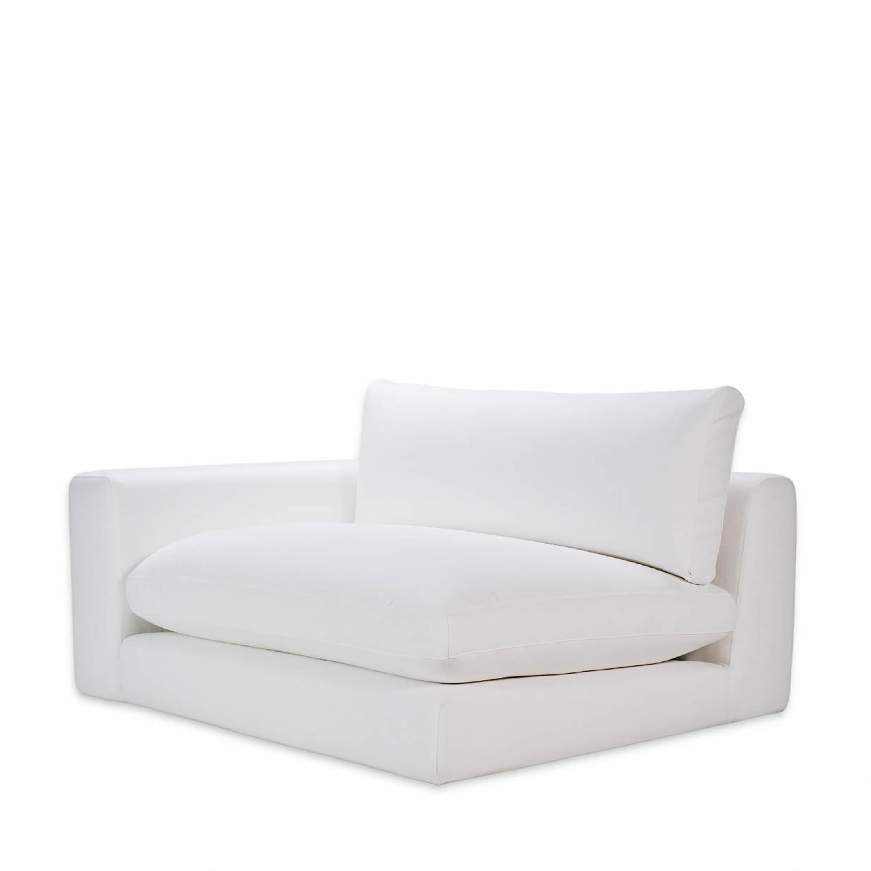 Capri 1.5-sits Soffmodul Vänster Armstöd White 142cm